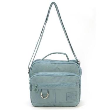 Imagem de Bolsa Transversal Feminina Up4You Satchel Bolsos, Azul claro