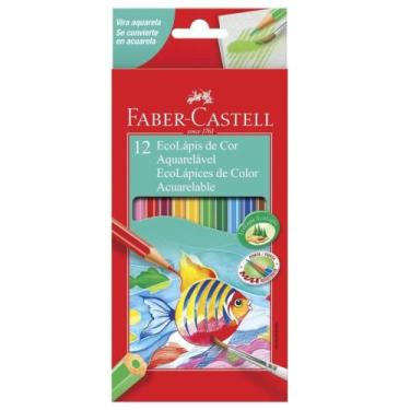 Imagem de Lápis de Cor Aquarelável 12 Cores FABER-CASTELL