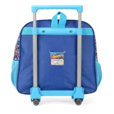 Imagem de Mochila de Rodinhas Infantil Hot Whells Azul Ref.IC39142HWAZ Luxcel