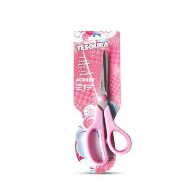 Imagem de Tesoura Acrilex Multiuso 19cm  Corte Preciso e Alta Durabilidade -, Ro