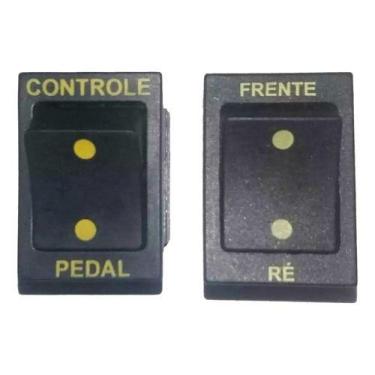 Imagem de Kit Botões Frente E Ré E Controle E Pedal 6 E 12 Volts - SM