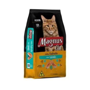 Imagem de Ração de Gato Magnus Cat Adulto Castrado Salmao 10,1kg  - Adimax