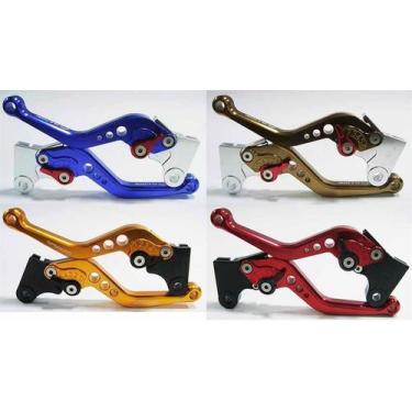 Imagem de Manete Esportivo Titan 125 150 160 Lona Anodizado Cores - Serjão Motop