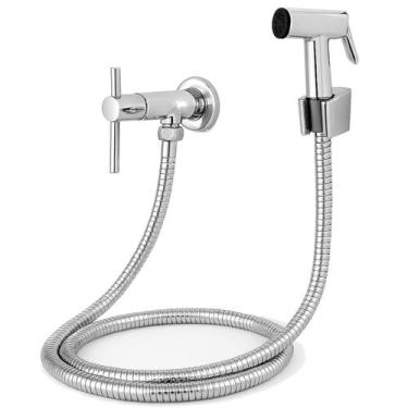 Imagem de Chuveirinho Para Ducha C/Mangueira 1,20mt Flexivel Metal - Bomvink, PR