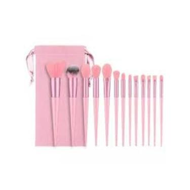 Imagem de Kit com 13 pinceis maquiagem ka-2036 - kapbom, Amarelo