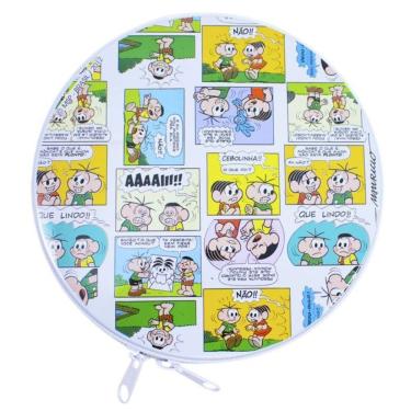 Imagem de Porta CD MCD006-C (QUADRINHOS) para 24 Discos em Metal com Estampa Turma da Mônica para Organização Taimes