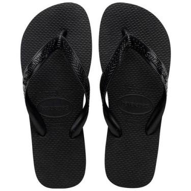 Imagem de Chinelo havaianas top infantil preto,  25, Preto