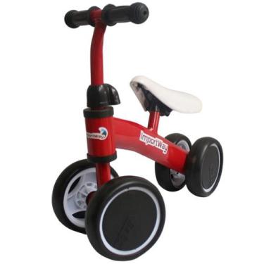Imagem de Triciclo Balance Andador S/pedal Equilibrio Menino Menina Vermelho - I