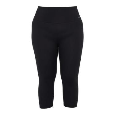 Imagem de Calça Capri Nay Sport CL42 Feminina Plus Size Cós Largo Poliamida T. G