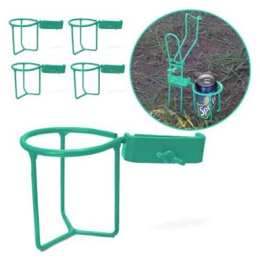 Imagem de Porta Lata para Suporte Vara de Pesca com Parafuso Fluorescente Ideal 