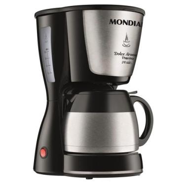 Imagem de Cafeteira Elétrica Mondial Dolce Arome C-33 JT 24 Xícaras, Preto, 110V