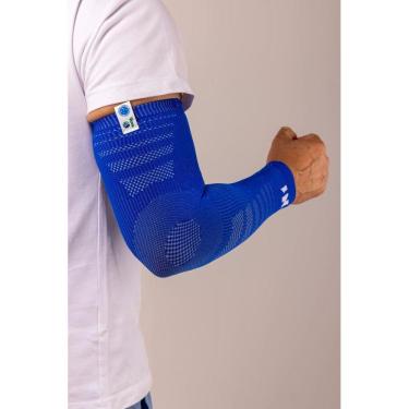 Imagem de Protetor De Braço Azul M Licenciado Cruzeiro Conforto E Resistência Uso Diário N1 Sport