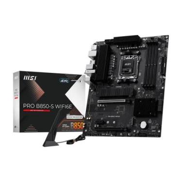 Imagem de Placa Mãe MSI PRO B850S WIFI6E AM5 4xDDR5 Chipset AMD B850 ATX