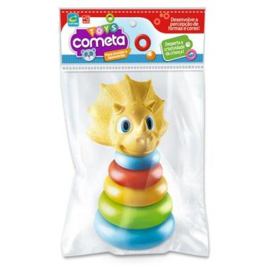 Imagem de Brinquedo de Empilhar Empilhadinho Triceratops Cometa R349