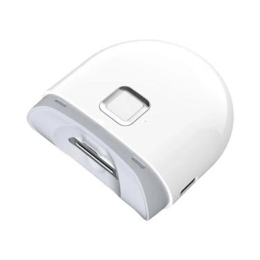 Imagem de Cortador De Unhas Elétrico Recarregável Com Luz LED, Aparador Automáti