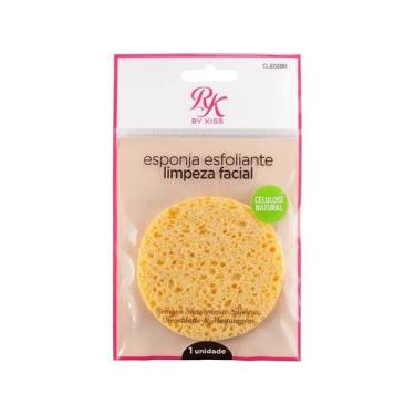 Imagem de Esponja Esfoliante Rk By Kiss Limpeza Facial Celulose Natural Cle02br 