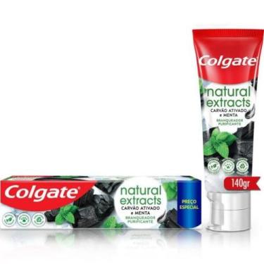 Imagem de Creme Dental Colgate Natural Extracts Carvão Ativado e Menta 140g - CO