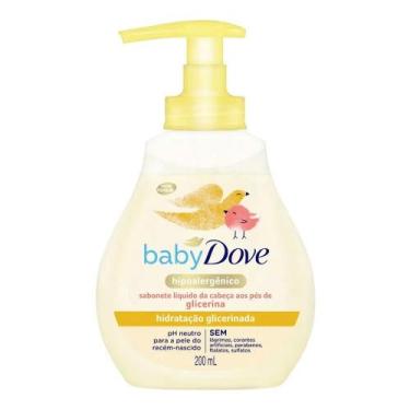 Imagem de Sabonete Líquido bebê Dove Hipoalergênico Hidratação Glicerinada 200ml