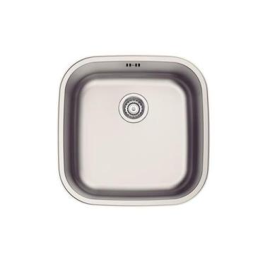 Imagem de Cuba Inox 40x40x20 Aço 304 Acetinado com Válvula Tramontina