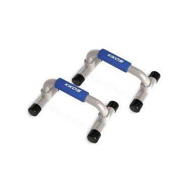Imagem de Apoio para Flexão Apoio de Flexão Kikos para Exercícios de Braço com 4 Pés Azul