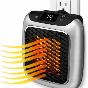 Imagem de Mini Aquecedor Portátil Elétrico com Display Digital, Timer 12h e Cont