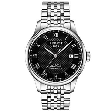 Imagem de Tissot Relógio masculino Le Locle de aço inoxidável cinza T0064071105300