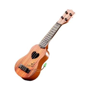 Imagem de Ukulele Clássico Mini De 4 Cordas Para Crianças, Instrumento Para Educ