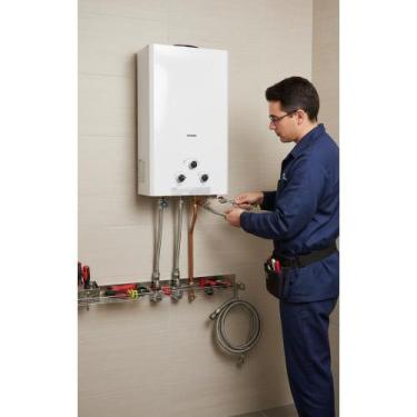 Imagem de Aquecedor a Gás 15L GLP Branco - Água Quente Já! - Congratulations Sto