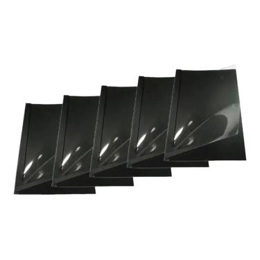Imagem de Capas para Encadernação Térmica Ibacemil Ct5xa4200pibacemil Até 200 Folhas A4 Kit com 5 Unidades Preto