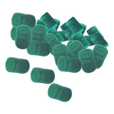Imagem de Generic Peças de reparo de feltro para para-choque de saxofone para saxofone Soprano Alto Tenor - 30 peças verdes