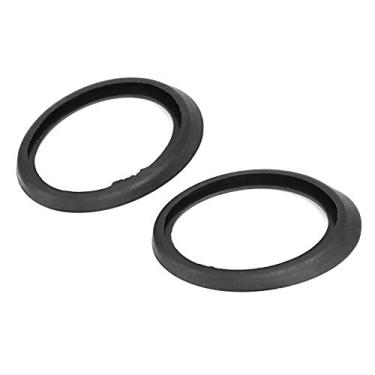 Imagem de Junta de antena, 2 peças de borracha para telhado do carro, vedação de base, acessório automático adequado para