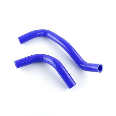 Imagem de LUXERAD Tubo de radiador de mangueira de silicone de desempenho de 3 camadas 4,5 mm para SUZUKI SWIFT GTI MK1 SPORT (azul)