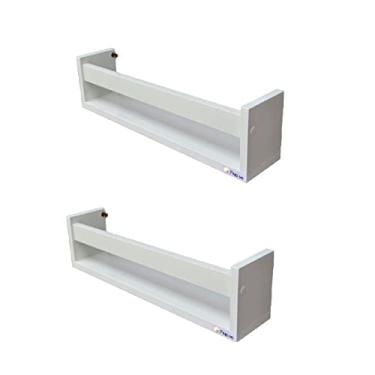 Imagem de Kit prateleira multiuso de 30cm