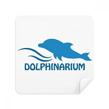 Imagem de Tecido de camurça com estampa de golfinhos para natação Blue Ocean Pacote com 2