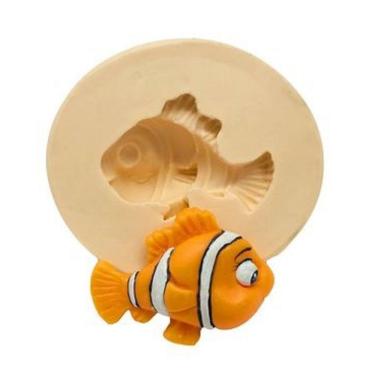 Imagem de Molde De Silicone Peixe, Peixe Palhaço, Nemo, Resina, Confeitaria, Biscuit Molds Planet
