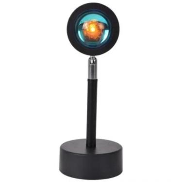 Imagem de Luminária Por Do Sol Luz Noturna Projetor Led Sunset