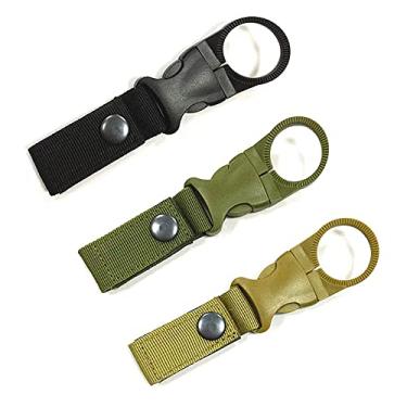 Imagem de CellCase 3 pcs portátil garrafa de água bebida fivela gancho titular clipe chaveiro chaveiro mosquetão para acampamento ao ar livre caminhadas viagens