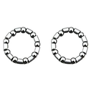 Imagem de Lowrider 2 cubos de porta-copos rolamentos 7/32" esfera tamanho x 9 bolas. Funciona em eixos de 0,95 cm. Conjunto de rolamento. Par de rolamentos. Para bicicletas de bicicleta, bicicletas, cruiser de praia, cortador, limusinas, bicicletas elásticas.