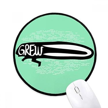 Imagem de DIYthinker Tapete de rato natural de inseto preto para escritório tapete redondo para computador