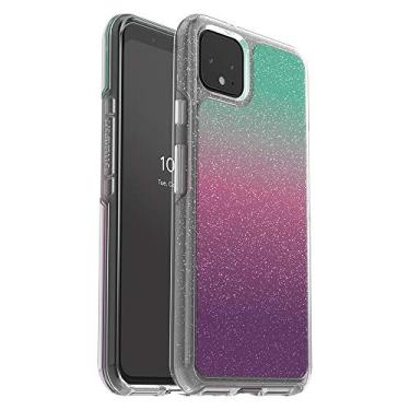 Imagem de OtterBox Capa Symmetry Clear Series para Google Pixel 4 XL - Energia gradiente (floco de prata/transparente/energia gradiente)