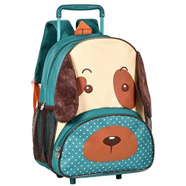 Imagem de Mochila Clio Style Pets Cachorro Rodas Azul M