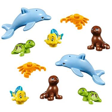 Imagem de LEGO 10 pe as Friends OCEAN Animal Lote Aqu tico Mar Peixe Golfinho Tartaruga Selo Caranguejo Sortido Minifigo Pet Figure