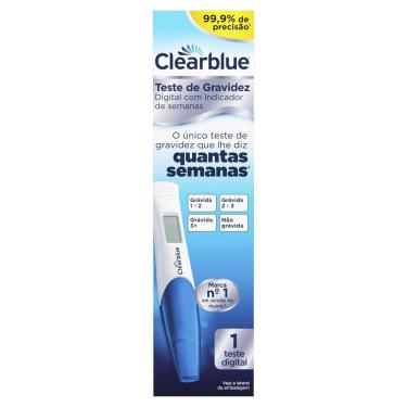 Imagem de Teste de Gravidez Digital Clearblue com Indicador de Semanas 1 Unidade