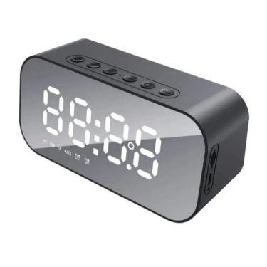 Imagem de Relógio Despertador Digital Com Caixa De Som Bluetooth Tedge