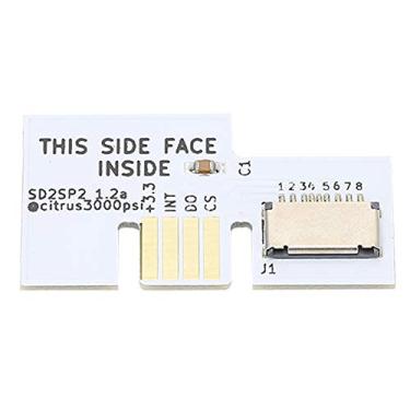 Imagem de Placa mãe com micro cartão de memória, leitor de cartão de memória, placa-mãe profissional de armazenamento (branca)