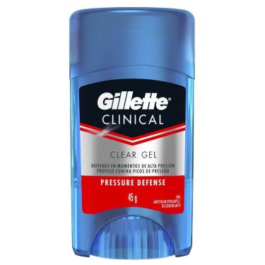Imagem de Desodorante Antitranspirante Clear Gel Gillette Clinical Pressure Defense Masculino com 45g 45g