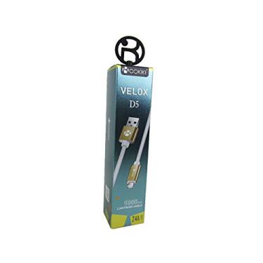 Imagem de Velox D5 Cabo Usb Lightning 2.4a 1m Cabo Para iPhone/Ipad/Mac