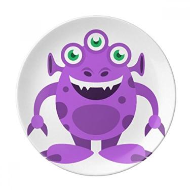 Imagem de Universo Alienígena Monstro Roxo Alienígena Prato Decorativo de Porcelana Salver Prato de Jantar