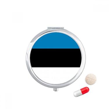 Imagem de Caixa de armazenamento de remédios com bandeira nacional da Estônia da Europa
