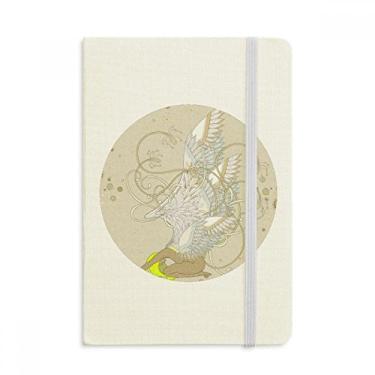 Imagem de Flower Wing Japan Ukiyo-e Caderno de Folhas Oficial de Tecido Rígido Diário Clássico